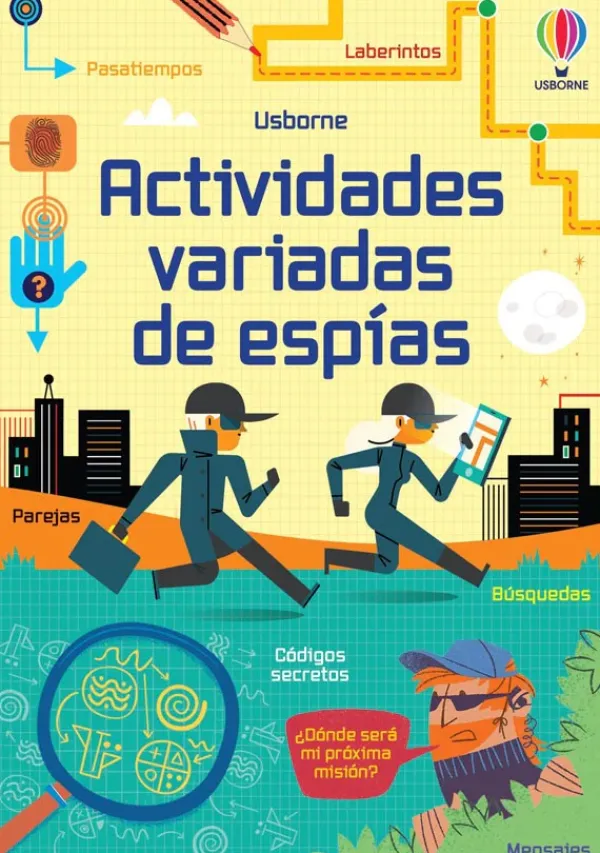 Usborne Actividades Y Puzzles-Actividades variadas de espías