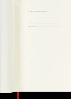 Ed. Moleskine Agendas Moleskine-Agenda 2025 - Semanal - Tapa blanda - Large - Rojo escarlata