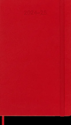Ed. Moleskine Agendas Moleskine-Agenda 18 meses 2024/2025 - Semanal - Tapa dura - Large - Rojo Escarla