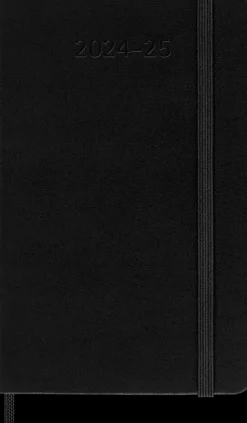 Ed. Moleskine Agendas Moleskine-Agenda 18 meses 2024/2025 - Semanal - Tapa dura - Pocket - Negro