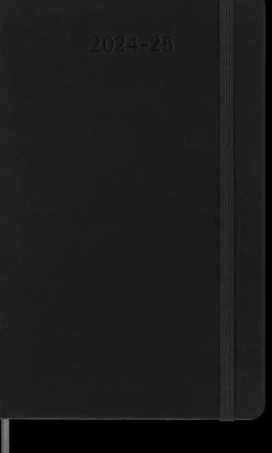 Ed. Moleskine Agendas Moleskine-Agenda 18 meses 2024/2025 - Semanal - Tapa dura - Large - Negro