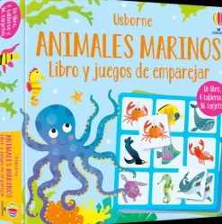 Usborne Actividades Y Puzzles-Animales marinos