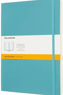 Ed. Moleskine Cuadernos Clásicos-Cuaderno Clásico - Tapa Blanda - XL - Azul arrecife - De rayas
