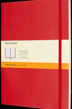 Ed. Moleskine Cuadernos Clásicos-Cuaderno Clásico - Tapa Blanda - XL - Rojo escarlata - De rayas