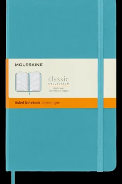 Ed. Moleskine Cuadernos Clásicos-Cuaderno Clásico - Tapa dura - Large - Azul arrecife - De rayas