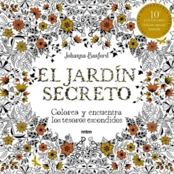 MTM Libros Para Colorear-El jardín secreto. Edición limitada décimo aniversario