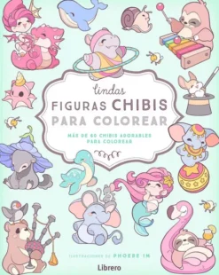 Librero Guías De Dibujo-Lindas figuras Chibis para colorear